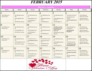 Feb Calendar