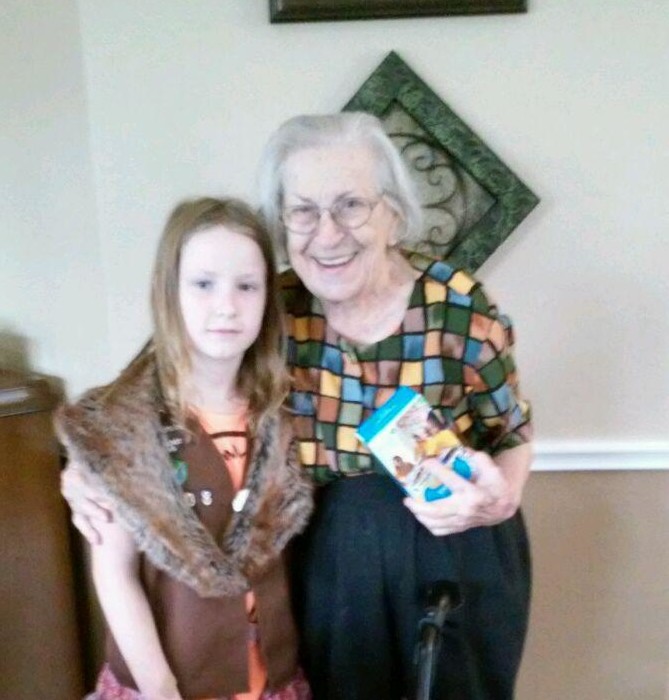 Richardson Girl Scout Troop Delivers Cookies To Assisted Living Residents